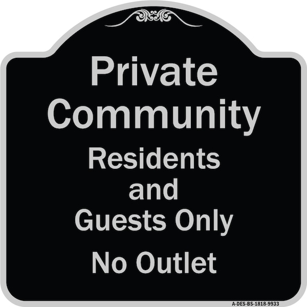 Designer Series-Private Community Residents And Guests Only No Outlet, 18" H, BS-1818-9933